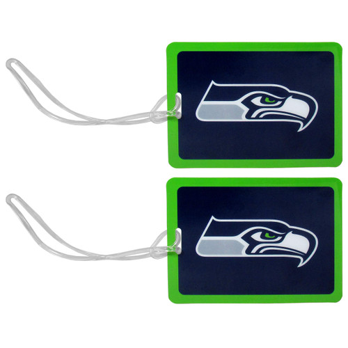 Siskiyou NFL Unisex Vinyl Luggage Tag, 2pk , Blue