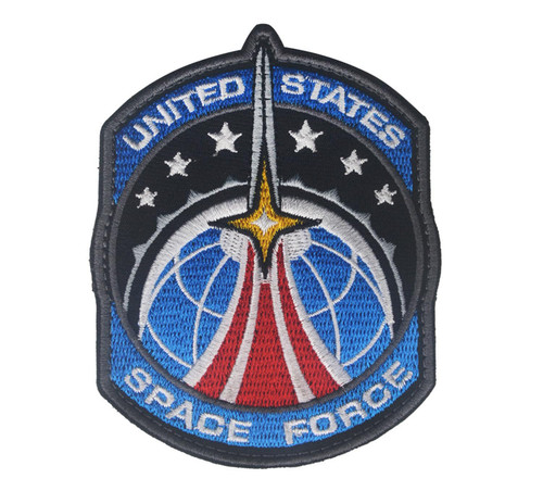 US Space Force Military Hook Loop Tactics Morale Embroidered Patch