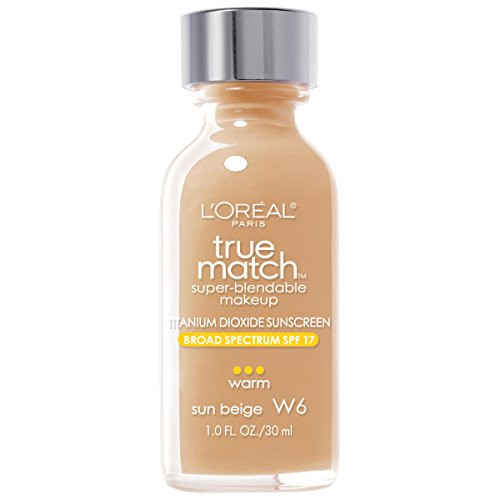 L'Oréal Paris True Match Super-Blendable Foundation Makeup, Sun Beige, 1 fl. oz. L'Oréal Paris True Match Super-Blendable Foundation Makeup, Sun Beige, 1 fl. oz.