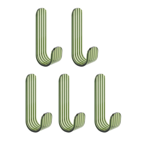 NAGRIS 5pcs Adhesive Wall Hooks for Hanging Keys Clothes Hanger Door Robe Hook Coat Rack Towel Holder Bathroom Accessories Adhesive Hanger