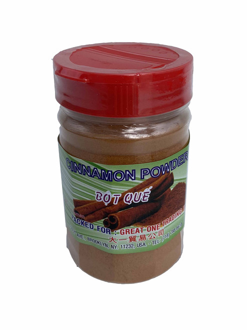 CAF Vietnamese Pure Cinnamon Powder, NON-GMO Vietnamese Culinary Ground Cinnamon Powder, Vietnamese Cinnamon Spice, Premium Quality and Authentic Flavor, Saigon Organic Cinnamon Powder, Cinnamon, Bot Que 2.8oz