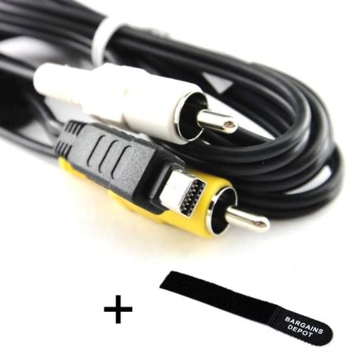 Bargains Depot 5 feet AV Audio/Video Cord Olympus CB-AVC3, CB-AVC4, CB-AVC5 Camera Compatible Cable