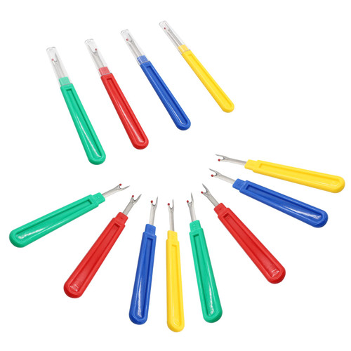 Suiwotin 12pcs Seam Rippers Thread Remover, Large Seam Ripper Tool for Sewing, Stitch Ripper Sewing Seam Ripper Set, Colorful Stitch Ripper Tool Thread Unpicker Suiwotin 12pcs Seam Rippers Thread Remover, Large Seam Ripper Tool for Sewing, Stitch Ripper Sewing Seam Ripper Set, Colorful Stitch Ripper Tool Thread Unpicker