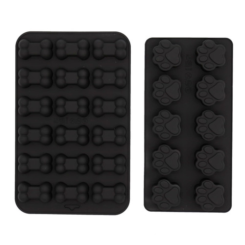 Silicone Molds Puppy Dog Paw Bone Molds Non-Stick Baking Dog Treats Chocolate, Candy, Jelly, Ice Cube Snack Biscuits Molds 2Pack Silicone Molds Puppy Dog Paw Bone Molds Non-Stick Baking Dog Treats Chocolate, Candy, Jelly, Ice Cube Snack Biscuits Molds 2Pack