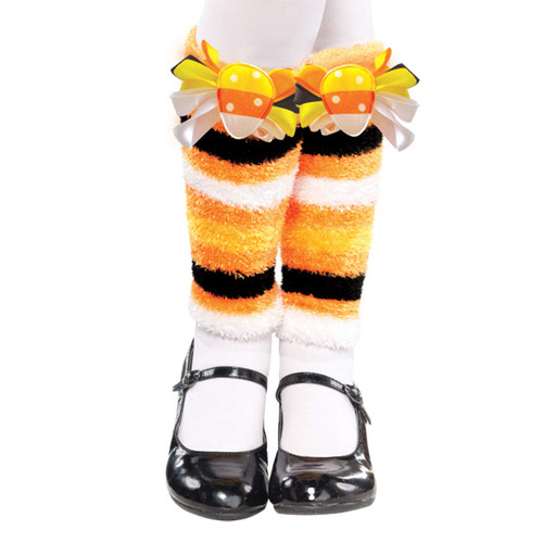 amscan 842990 Candy Corn Fairy Leg Warmers, Children Standard Size, 1 Pair