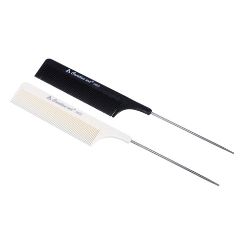 Beavorty 2pcs Fine-toothed comb Anti- Static Comb For Hair Barber Shop Supplies hair brush for men hair comb for women Styling Comb Pointy Comb Anti-static comb modeling Miss Plastic