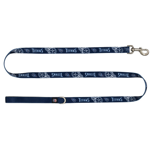 Littlearth Unisex-Adult NFL Tennessee Titans Premium Pet Leash, Team Color, 0.75" x 60"