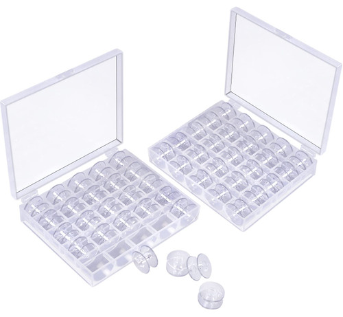 50 Pcs Bobbins, Plastic Bobbins for Sewing Machine, Sewing Bobbins with Bobbin Case, Bobbin for Sin-ger/Bro-Ther, Bobbins for Singer Sewing Machine 50 Pcs Bobbins, Plastic Bobbins for Sewing Machine, Sewing Bobbins with Bobbin Case, Bobbin for Sin-ger/Bro-Ther, Bobbins for Singer Sewing Machine