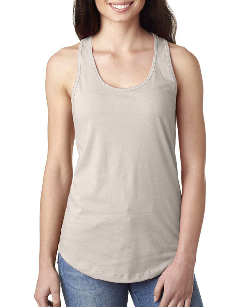 Next Level Apparel Women's Ideal Racerback Tank - Medium - Silver