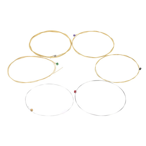 JINGFENG TX620 6pcs Acoustic Folk Guitar String Set (.010-.047) Phosphor Bronze Extra Light Tension
