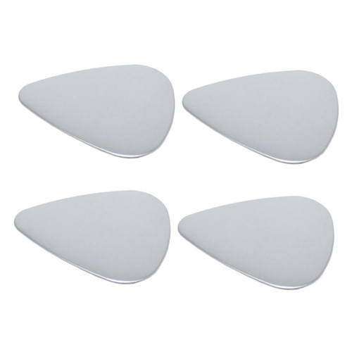 ERINGOGO 4pcs Guitar Metal Pick Guitar Picks for Bass Guitar Plectrums Instrument Parts Plectrums for Guitar Bass Pick Electric Guitar Picks Guitar Supplies Father Fashion Stainless Steel