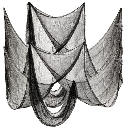 6 Pack Halloween Creepy Cloth 30 x 72 Inch Spooky Halloween Hanging Decorations Scary Gauze Cloth Doorways for Halloween Party Haunted House Outdoor Yard Home Wall Decoration?Black? 6 Pack Halloween Creepy Cloth 30 x 72 Inch Spooky Halloween Hanging Decorations Scary Gauze Cloth Doorways for Halloween Party Haunted House Outdoor Yard Home Wall Decoration?Black?