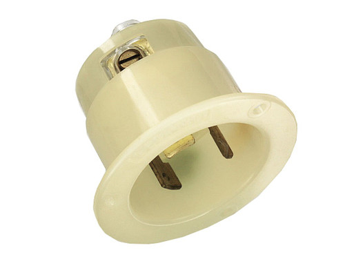 Leviton 2685 30 Amp, 480 Volt- 3PY, Flanged Inlet Locking Receptacle, Industrial Grade, Non-Grounding, White Leviton 2685 30 Amp, 480 Volt- 3PY, Flanged Inlet Locking Receptacle, Industrial Grade, Non-Grounding, White
