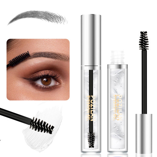 Eyebrow Gel with Brush, 2 Pack Clear Brow Gel Eye Brow Gel, Waterproof & Long-Lasting, Easy-To-Use Eyebrow Mascara Brow Mascara Eyebrow Shaping Makeup for Natural-Looking Finish, 0.211 Fl Oz, Clear Eyebrow Gel with Brush, 2 Pack Clear Brow Gel Eye Brow Gel, Waterproof & Long-Lasting, Easy-To-Use Eyebrow Mascara Brow Mascara Eyebrow Shaping Makeup for Natural-Looking Finish, 0.211 Fl Oz, Clear