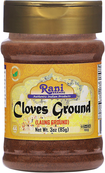 Rani Cloves Powder (Laung) Indian Spice 3oz (85g) PET Jar ~ All Natural, Gluten Friendly | NON-GMO | Vegan | Indian Origin Rani Cloves Powder (Laung) Indian Spice 3oz (85g) PET Jar ~ All Natural, Gluten Friendly | NON-GMO | Vegan | Indian Origin
