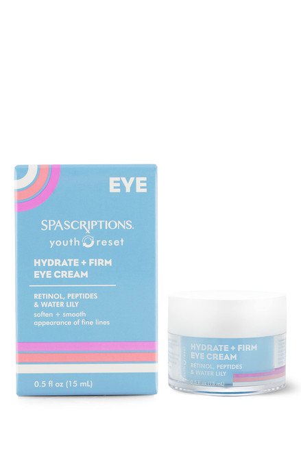 Hydrate + Firm Eye Cream Retinol, Peptides & Water Lily 0.5 fl oz