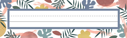 Teacher Created Resources Wonderfully Wild Flat Name Plates