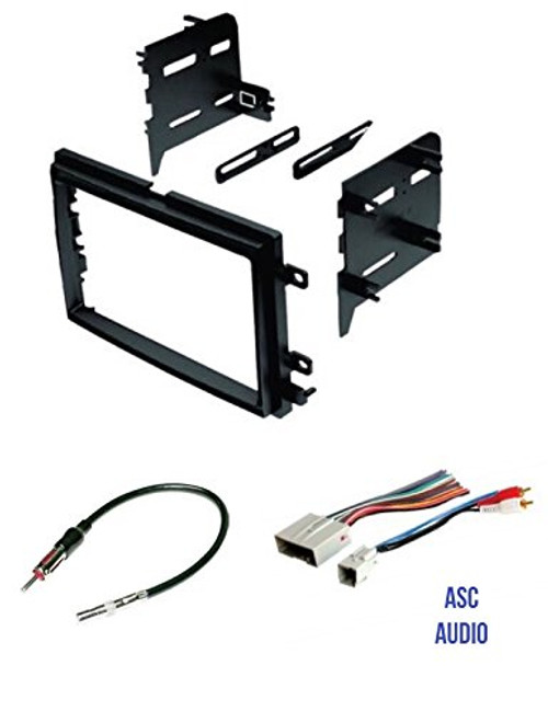 ASC Audio Car Stereo Radio Install Dash Kit, Wire Harness, and Antenna Adapter to Install a Double Din Radio for some Ford Lincoln Mercury Vehicles - Compatible Vehicles Listed Below ASC Audio Car Stereo Radio Install Dash Kit, Wire Harness, and Antenna Adapter to Install a Double Din Radio for some Ford Lincoln Mercury Vehicles - Compatible Vehicles Listed Below