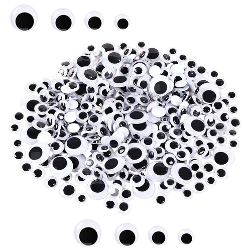 1000pcs Googly Eyes Self Adhesive, Wiggle Googly Eyes for Crafts Small Black Googly Eyes for Decorations 6mm 8mm 10 mm 12mm Mixed Packaging 1000pcs Googly Eyes Self Adhesive, Wiggle Googly Eyes for Crafts Small Black Googly Eyes for Decorations 6mm 8mm 10 mm 12mm Mixed Packaging
