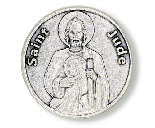 Gifts Catholic, Inc. St. Jude Pocket Token Coin with Prayer Patron Saint Hopeless Cases