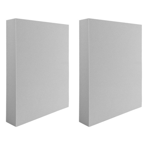 BAOFALI 2 Pcs Large Stamping Foam Grey Moldable Foam Stamps Plastic Dry Foam Stamp Pad Cut and Dry Foam Stamping Foam Block for for Sculpture, Modeling, DIY Arts and Handicrafts Projects