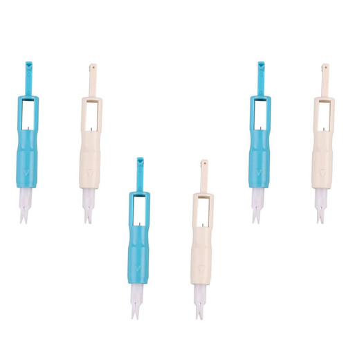 6pack Sewing Machine Needle Threaders - Machine Needle Inserter & Threader - Automatic Needle Threader for Sewing Machine - Essential Sewing Accessories and Supplies