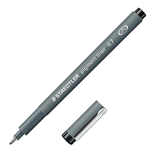 Staedtler Pigment Liner, 0.7mm, Black Ink (308-0.7)