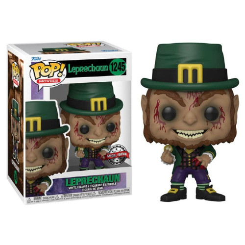 Funko Pop! Movies: Leprechaun - Leprechaun (Bloody), Amazon Exclusive, Multicolor, 65033 Funko Pop! Movies: Leprechaun - Leprechaun (Bloody), Amazon Exclusive, Multicolor, 65033
