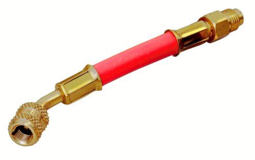 Robinair (10470A Flexible Adapter - 1/4" MFL x 3/16" FFL, 6" Red Hose