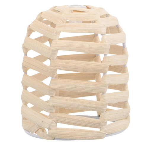 VILLCASE lamp shades decor lampshades bamboo lamp shade small lampshade bamboo lamp cover lampshade ornament boho lamp shade woven lampshade mini bamboo lampshade Bamboo weaving
