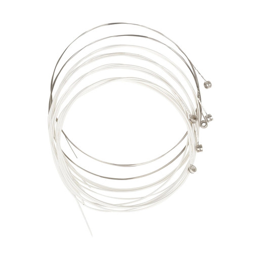 Set Of 6 Guitar Strings Replacement Acoustic Guitar Strings Part High Carbon Steel Folk Electric Guitar Strings Folk Guitar Strings Ball End Acoustic Guitar String Set 6 String Guitar Strings