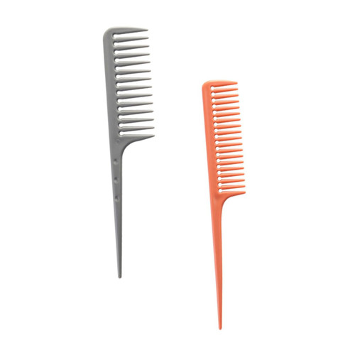 Beavorty 2pcs Pointed Tail Comb Hair Comb Hair Teasing Comb Barber Hair Combs Picking Comb Pintail Comb Plastic Barber Pintail Comb Plastic Comb Plastic Hair Comb Needle Tail Styling Comb