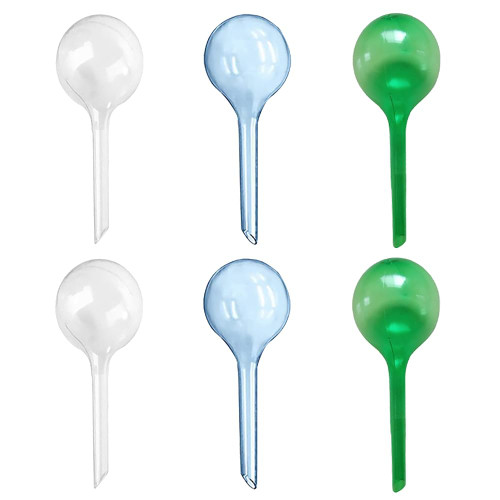 ccHuDE 6 Pcs Plastic Self Watering Bulbs Plant Watering Globes Devices Clear Garden Watering Globes Flower Automatic Watering Device for Indoor Outdoor Plants ccHuDE 6 Pcs Plastic Self Watering Bulbs Plant Watering Globes Devices Clear Garden Watering Globes Flower Automatic Watering Device for Indoor Outdoor Plants