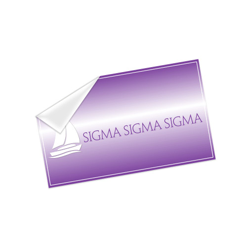 Sigma Sigma Sigma Sorority Licensed Decal Sticker 3x5 inches Laptop Decor (Sigma Sigma Sigma #2)