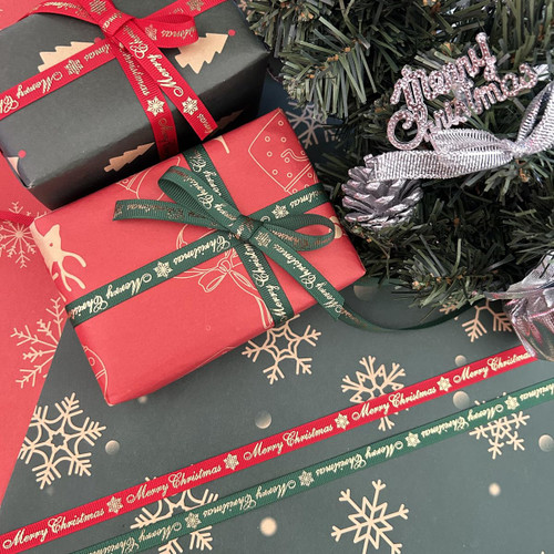 2 Roll 4 Yards Christmas Ribbon Polyester Satin Christmas Wired Ribbon Incl.Christmas Tree/Smiley Face/Snowflake/Merry Christmas Ribbon for Wreaths Bows Christmas Decor DIY Crafts Decor (0.39in) 2 Roll 4 Yards Christmas Ribbon Polyester Satin Christmas Wired Ribbon Incl.Christmas Tree/Smiley Face/Snowflake/Merry Christmas Ribbon for Wreaths Bows Christmas Decor DIY Crafts Decor (0.39in)