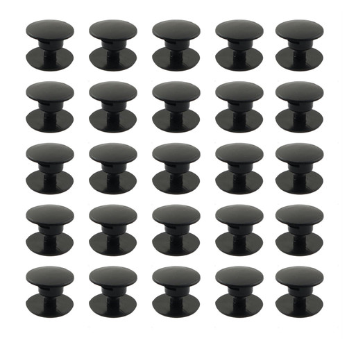 Croc Rivets Button DZS ELEC 30PCS Black Replacement Strap Repair Fastener Button for -Styled Shoes, Unisex Classic Clog, Garden Shoes, Replacement Rivets Button