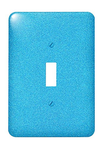 3dRose LSP_223397_1 Image of Blue Medium Glitter Color Single Toggle Switch
