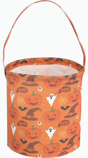 ESSME Halloween Bucket, Halloween Trick or Treat Buckets for Halloween Party Supplies,Halloween Candy Bucket,Halloween Pumpkin Bucket for Toddlers Kids,Girls and Boys.(Pumpkin)