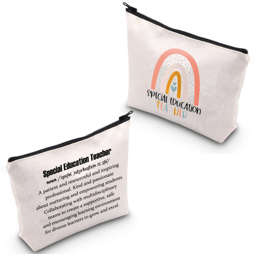 MEIKIUP Special Education Teacher Gift Makeup Bag SPED Teacher Makeup Travel Pouch ASL Disabler Teacher Gift Teacher Appreciation Gift (MESPEDTeacherBag) MEIKIUP Special Education Teacher Gift Makeup Bag SPED Teacher Makeup Travel Pouch ASL Disabler Teacher Gift Teacher Appreciation Gift (MESPEDTeacherBag)
