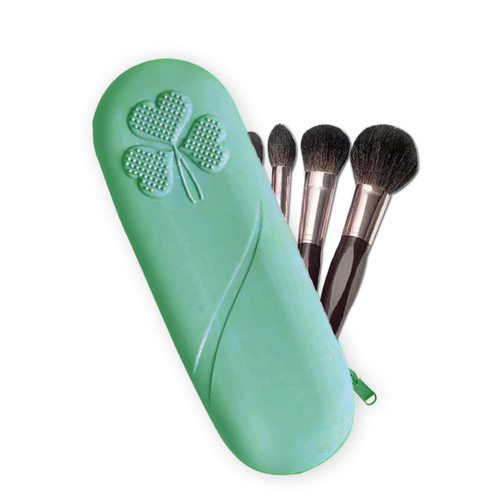 Aaiffey Makeup Brush Holder,Cosmetic Silicone Makeup Brush Bag Travel Portable Face Brushes Covers Magnetic Make-up Brush Case Organizer Storage Bag for Travel (Green) Aaiffey Makeup Brush Holder,Cosmetic Silicone Makeup Brush Bag Travel Portable Face Brushes Covers Magnetic Make-up Brush Case Organizer Storage Bag for Travel (Green)