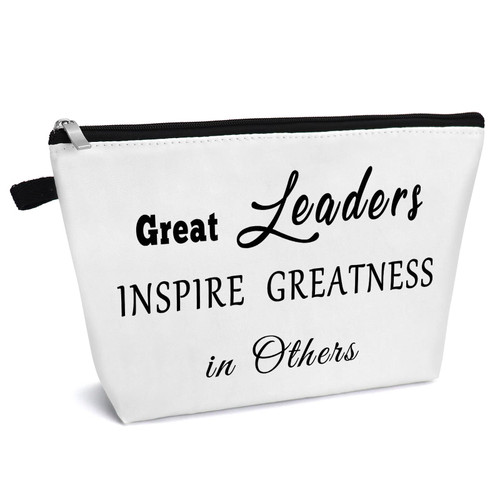 Leaders Gifts for Women Cosmetic Bags Leaders Boss Appreciation Gifts Makeup Bag Boss Day Birthday Christmas Gift for Leader Supervisor Mentor Coworker Colleague Leaving Retirement Gift Travel Pouch Leaders Gifts for Women Cosmetic Bags Leaders Boss Appreciation Gifts Makeup Bag Boss Day Birthday Christmas Gift for Leader Supervisor Mentor Coworker Colleague Leaving Retirement Gift Travel Pouch
