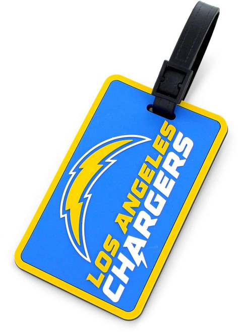 Aminco NFL Los Angeles Chargers Soft Bag Tag Aminco NFL Los Angeles Chargers Soft Bag Tag