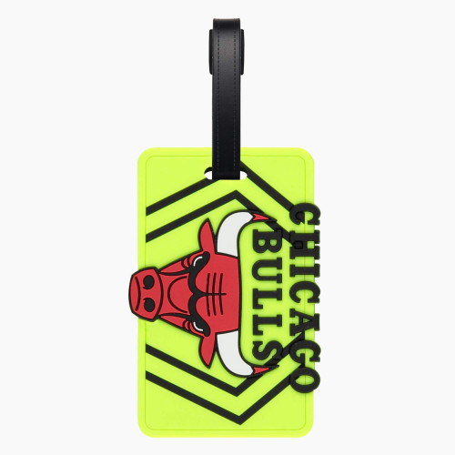Aminco NBA Chicago Bulls Neon Soft Bag Tag