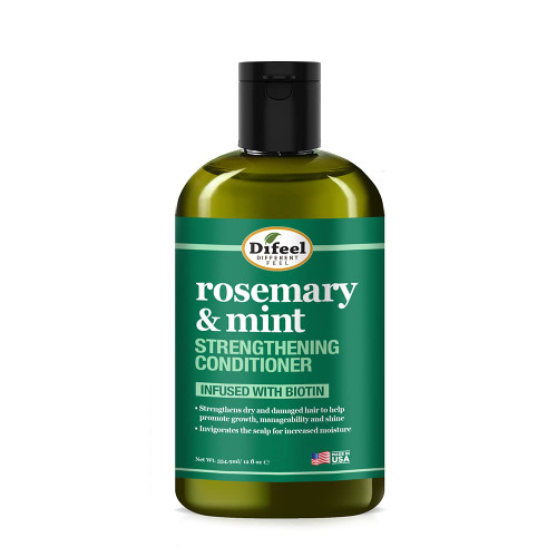 Difeel Rosemary and Mint Hair Strengthening Conditioner with Biotin 12 oz. - Made with Natural Rosemary Oil for Hair Growth Difeel Rosemary and Mint Hair Strengthening Conditioner with Biotin 12 oz. - Made with Natural Rosemary Oil for Hair Growth