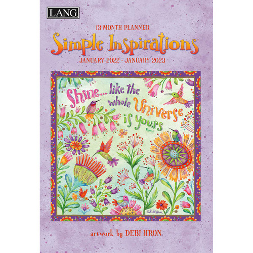 Lang Simple Inspirations 2022 Monthly Planner (22991012116)