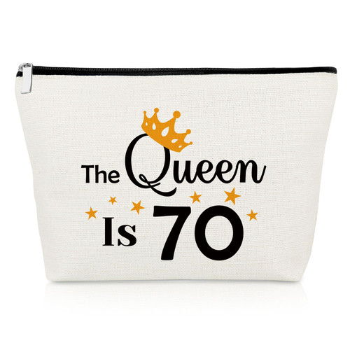 70th Birthday Gift Makeup Bag 70 Years Old Birthday Gift for Grandma from Granddaughter Cosmetic Bag 70th Birthday Party Gifts for Nana Friend Sister Happy 70th Gift for Mom Mother 70th Cosmetic Pouch 70th Birthday Gift Makeup Bag 70 Years Old Birthday Gift for Grandma from Granddaughter Cosmetic Bag 70th Birthday Party Gifts for Nana Friend Sister Happy 70th Gift for Mom Mother 70th Cosmetic Pouch