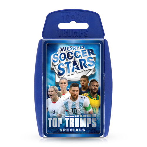 Top Trumps World Soccer Stars Specials Card Game; Entertaining with The Most Famous Soccer Players | Sports Fans of All Ages | Family Fun for 6 & up