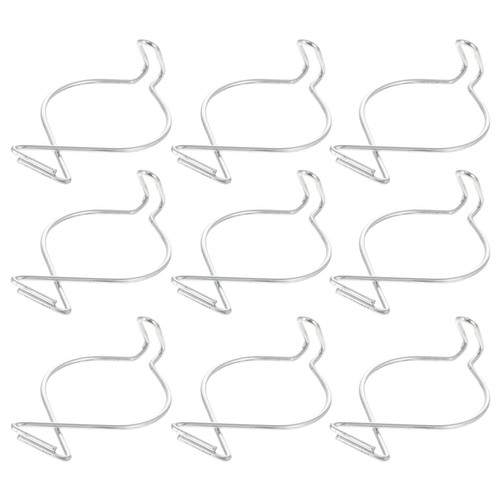 DOITOOL Office Decor 20pcs Ceiling Hook Clips Drop Ceiling Clips Grid Clips Suspended Ceiling Hooks Metal Plant Hooks Hangers for Office Party Home Wedding Decoration Hanging Sign Plants Decor