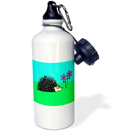 3dRose wb_6340_1 Cute Dog be Mine Heart-Dachshund Sports Water Bottle, 21 oz, White