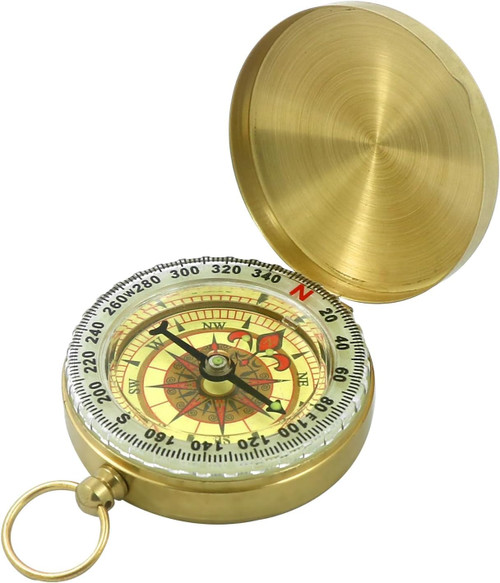 WENDYJOY Compass Hiking Compass for Orienteering Camping Compass | Boy Scout Gifts Compass for Backpacking Hunting Navigation | Military Lightweight Compass for Map Reading